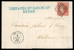 Stamp of France » Type Cérès de 1849-1850 1849,  Cérès Y&T n°7a 1f vermillon vif dit de Sédan