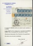 Stamp of France » Empire 1853-1862 1855, Lettre de Kamiesch (Crimée) pour New York (USA),