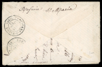 Stamp of France » Empire 1853-1862 1871, Lettre de Pontarlier (Doubs) pour Dampierre-sur-Salon (Haute Saône), frauduleusement affranchie avec un faux pour servir du Napoléon non