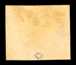 Stamp of France » Empire 1853-1862 1853, Napoléon non dentelé Y&T n°18c, 1f carmin bord