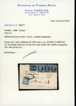 Stamp of France » Empire 1853-1862 1868, Lettre de Le Vigan (Gard) pour Ponce (Porto Rico)
