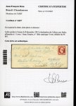 Stamp of France » Empire 1853-1862 1853, Enveloppe de Cannes à destination de l'Inde affranchie