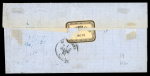 Stamp of France » Alsace-Lorraine 1872, Lettre en “double port franco-allemand” de Metz