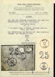Stamp of France » Alsace-Lorraine 1872, Lettre en “double port franco-allemand” de Metz