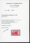 1941-1942, série de 4 timbres non-émis Maury (2010)