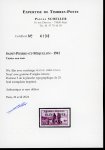 1941-1942, série de 4 timbres non-émis Maury (2010)