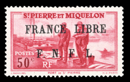 1941-1942, série de 4 timbres non-émis Maury (2010)