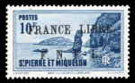 1941-1942, série de 4 timbres non-émis Maury (2010)