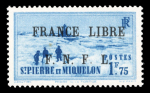 1941-1942, série de 4 timbres non-émis Maury (2010)