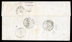 1875 (Dec. 1) entire to a seminarian in France, redirected to Santesteban, Basque Region