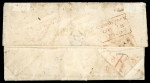 1840 (Oct 18) Entire from Scotland to Prince Edward Island with 1840 1d black pl.6 EH