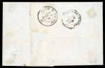 Italy, 1863, 15c blue, variety without relief of the