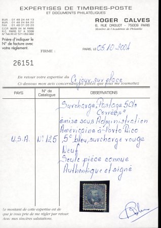Puerto Rico, 1898, Ponce provisional surcharge “Postage