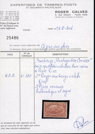 Puerto Rico, 1898, Ponce provisional surcharge “Postage
