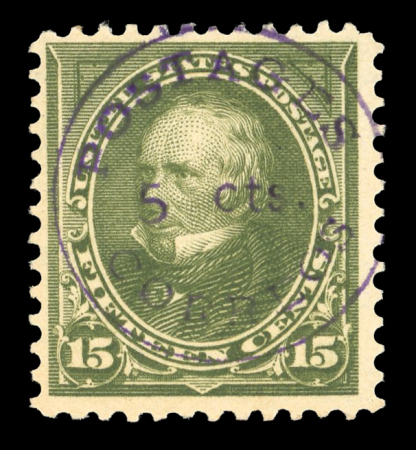 Puerto Rico, 1898, Ponce provisional surcharge “Postage