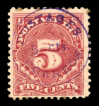 Puerto Rico, 1898, Ponce provisional surcharge “Postage