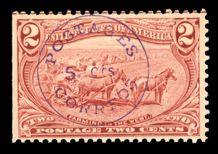 Puerto Rico, 1898, Ponce provisional surcharge “Postage