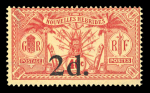 Stamp of Colonies françaises » Nouvelles-Hébrides 1920 : YT n° 69 neuf **, TB cote €1'000.