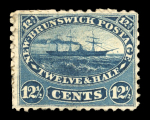 Stamp of Canada » Canada and Provinces Collections New Brunswick, Nova Scotia, Newfoundland, 1857-1940s. Fine collection in album.