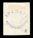 Stamp of Colombia Colombia 1861 issue group of six SPERATI forgery stamps