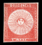 Stamp of Uruguay Diligencia and Montevideo SPERATI forgeries, plus stamp of Colombia