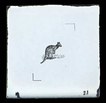 Stamp of Australia » Commonwealth of Australia Australia 1913 Kangaroo, group of eleven Sperati items, eight on glass