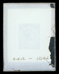 Stamp of Bermuda Bermuda 1883 Four pence 2 Sperati glass clichés, one normal and the other in negative