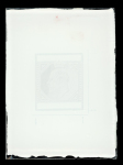 Stamp of Cyprus Cyprus 1903 KEVII key-plate SPERATI forgery on two glass clichés, one in black the other in red.