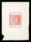 Stamp of Cyprus Cyprus 1903 KEVII key-plate SPERATI forgery on two glass clichés, one in black the other in red.
