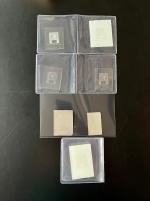 Stamp of Australia » Tasmania Tasmania 1892 £1 SPERATI forgeries, a spectacular group of 35 production incl. 5 glass clichés, 2 on film paper and 28 proofs on paper
