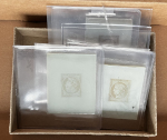 Stamp of France » Type Cérès de 1849-1850 1849, Ensemble de 9 clichés SPERATI sur verre au type