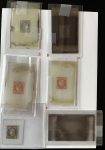 Stamp of France » Type Cérès de 1849-1850 1849, Ensemble de 6 clichés SPERATI sur verre au type