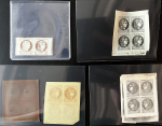 Stamp of France » Emission de Bordeaux 1870 BORDEAUX 2c, ensemble de 5 reproductions de SPERATI