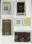 Stamp of France » Timbres-Taxe TIMBRES TAXE, Lot de 6 clichés SPERATI sur verre, comprenant