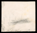 Stamp of Luxembourg Luxembourg SPERATI forgery "Franco" cancellation group with 3 pieces on paper showing 7 strikes
