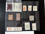 Stamp of Mauritius » 1848-59 Post Paid Issue Mauritius Sperati Forgeries: 1848 “Post Paid” 1d, a spectacular assembly of twelve items