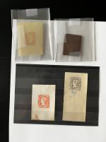 Stamp of Mauritius » 1848-59 Post Paid Issue Mauritius Sperati Forgeries: 1848 “Post Paid” 1d, an attractive group of four items