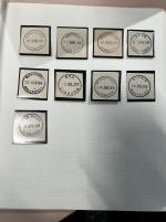 Stamp of Ireland » Collections 1897-1947 Skeleton & Rubber Cancels: Extensive array