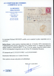 Stamp of Poland 1870 (Oct 14) "Ballons Montés" entire sent to Warsaw,