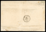 Stamp of France » Type Cérès de 1849-1850 1849,  Paire horizontale du 1f vermillon vif Y&T n°7a