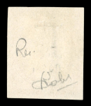 Stamp of France » Type Cérès de 1849-1850 1849 : Cérès10c bistre clair YT n° 1f réimpression