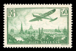 Stamp of France » Poste Aérienne 1936, PA 50f vert YT n° 14 neuf **, signé Calves et