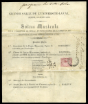 Stamp of Canada » Colony of Canada » Domestic Mail 1858-59 ½d Rose Perforated on Invitation – Quebec to Trois-Rivières