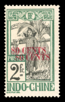 Stamp of Colonies françaises » Indochine 1914-1919, quatre belles variétés soit YT n° 66a double
