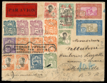 Stamp of Colonies françaises » Indochine 1929 : belle lettre recommandée par avion envoyée de