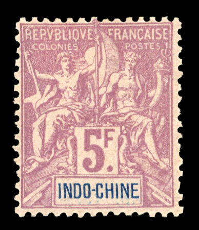 Stamp of Colonies françaises » Indochine 1889-1944, dans une reliure Yvert à dos rond et feuilles