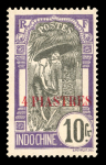 Stamp of Colonies françaises » Indochine 1889-1944, dans une reliure Yvert à dos rond et feuilles