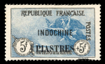Stamp of Colonies françaises » Indochine 1889-1944, dans une reliure Yvert à dos rond et feuilles