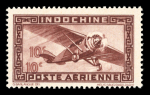 Stamp of Colonies françaises » Indochine 1889-1944, dans une reliure Yvert à dos rond et feuilles