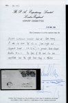 Prince Edward Island, 1863, 2d rose strip of three of which one bisect, cancelled by cork obliterator of Charlottetown AP 19 1871, sent to Dublin, Ireland. Letter carried by Inman Line’sCity of Baltimore, which departed 